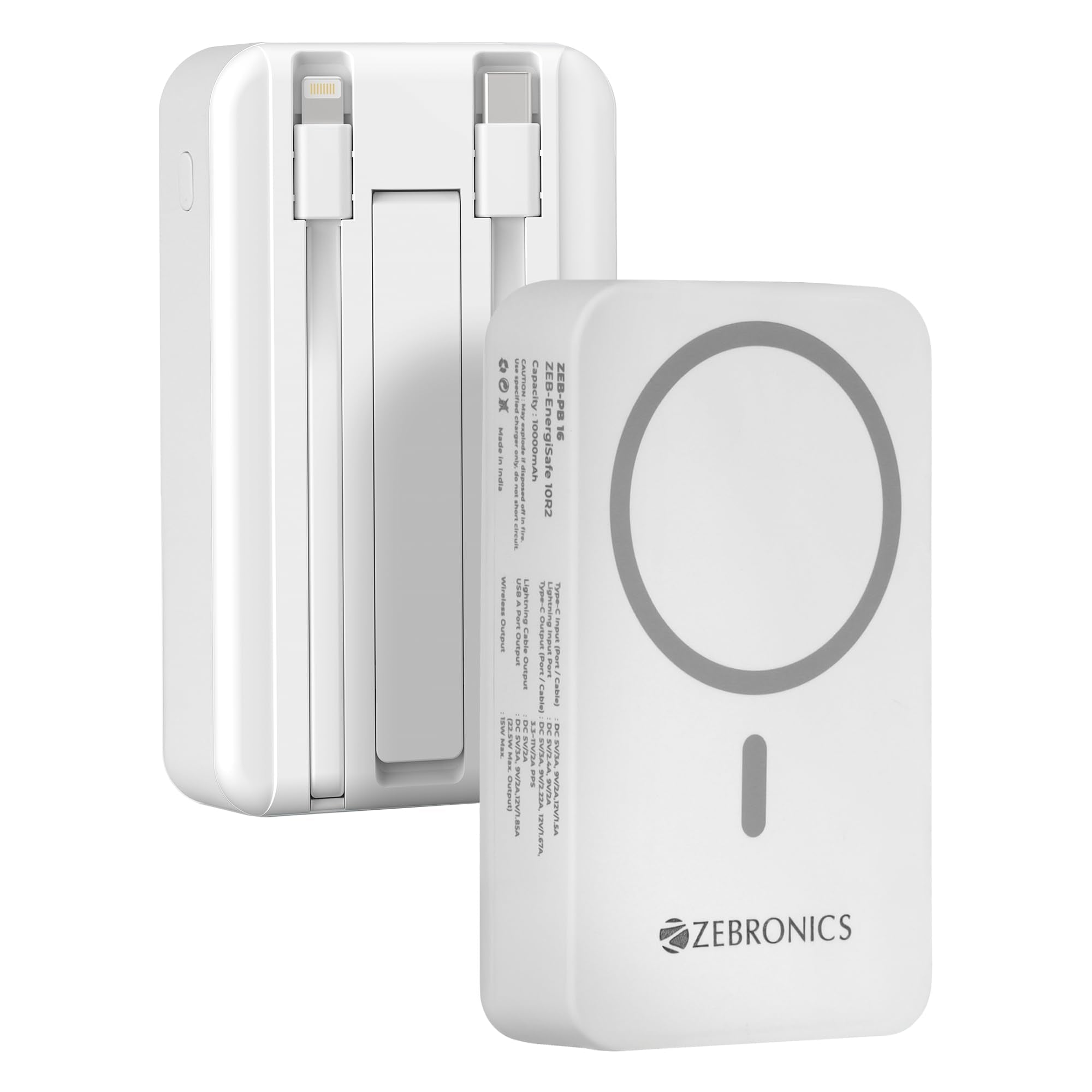 Zebronics EnergiSafe 10R2 (10,000 mAh)