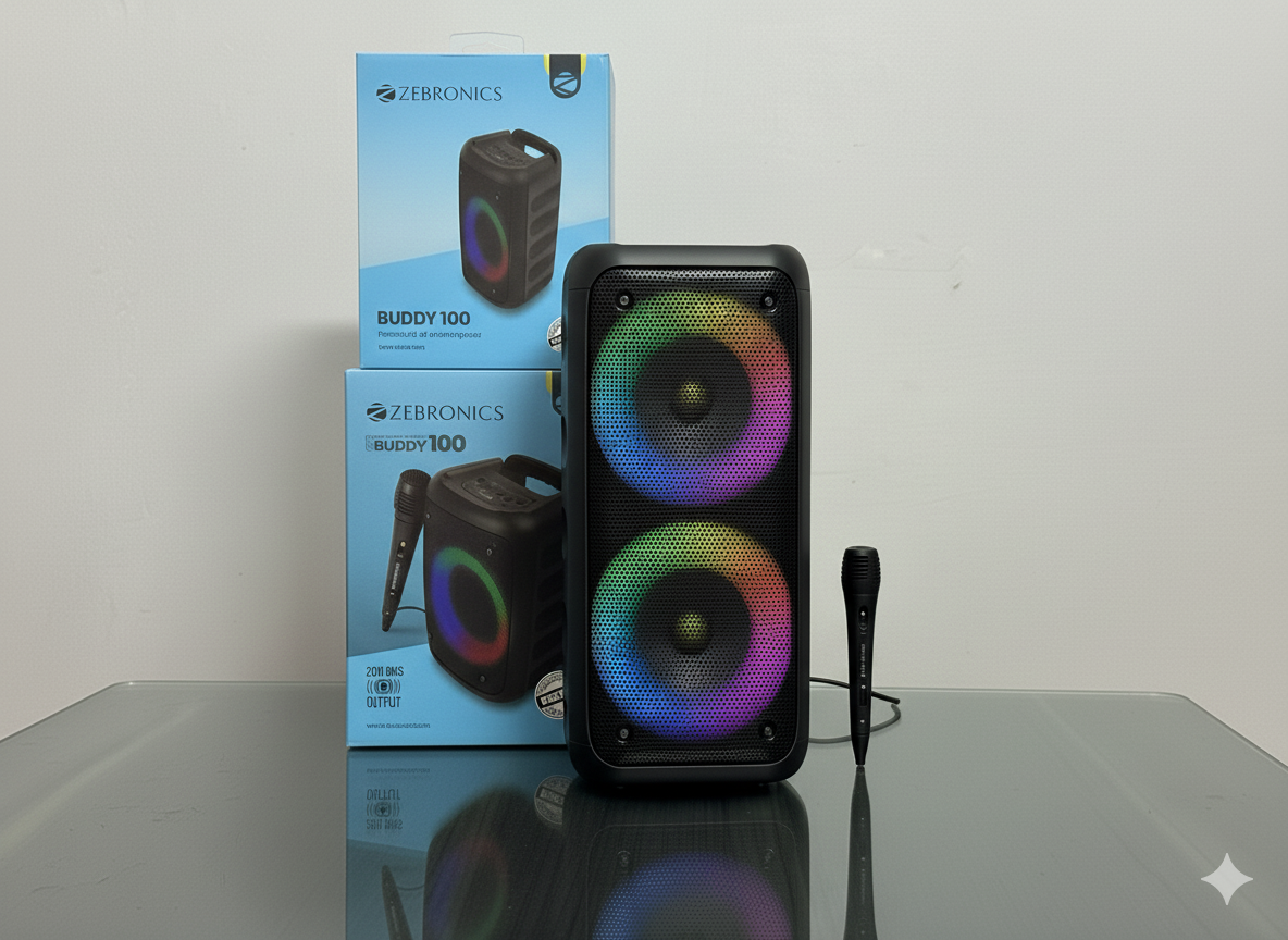 Zebronics Buddy 100 — Wireless Portable Speaker