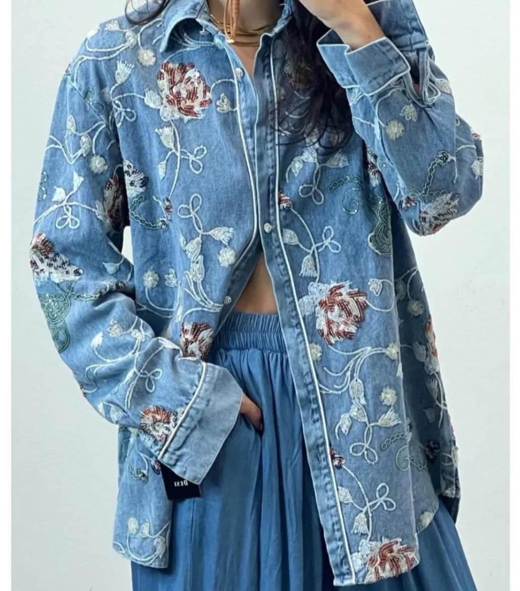 New Sequence Denim Luxe Shirt