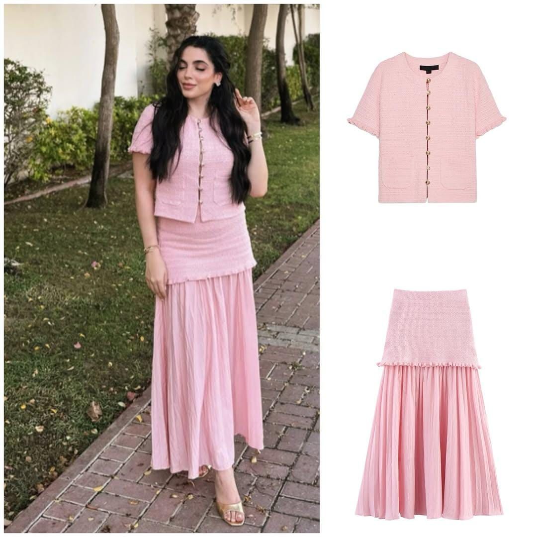 Blush Charm Two-Piece Set