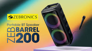 Zebronics Barrel 200 — Portable Party Speaker
